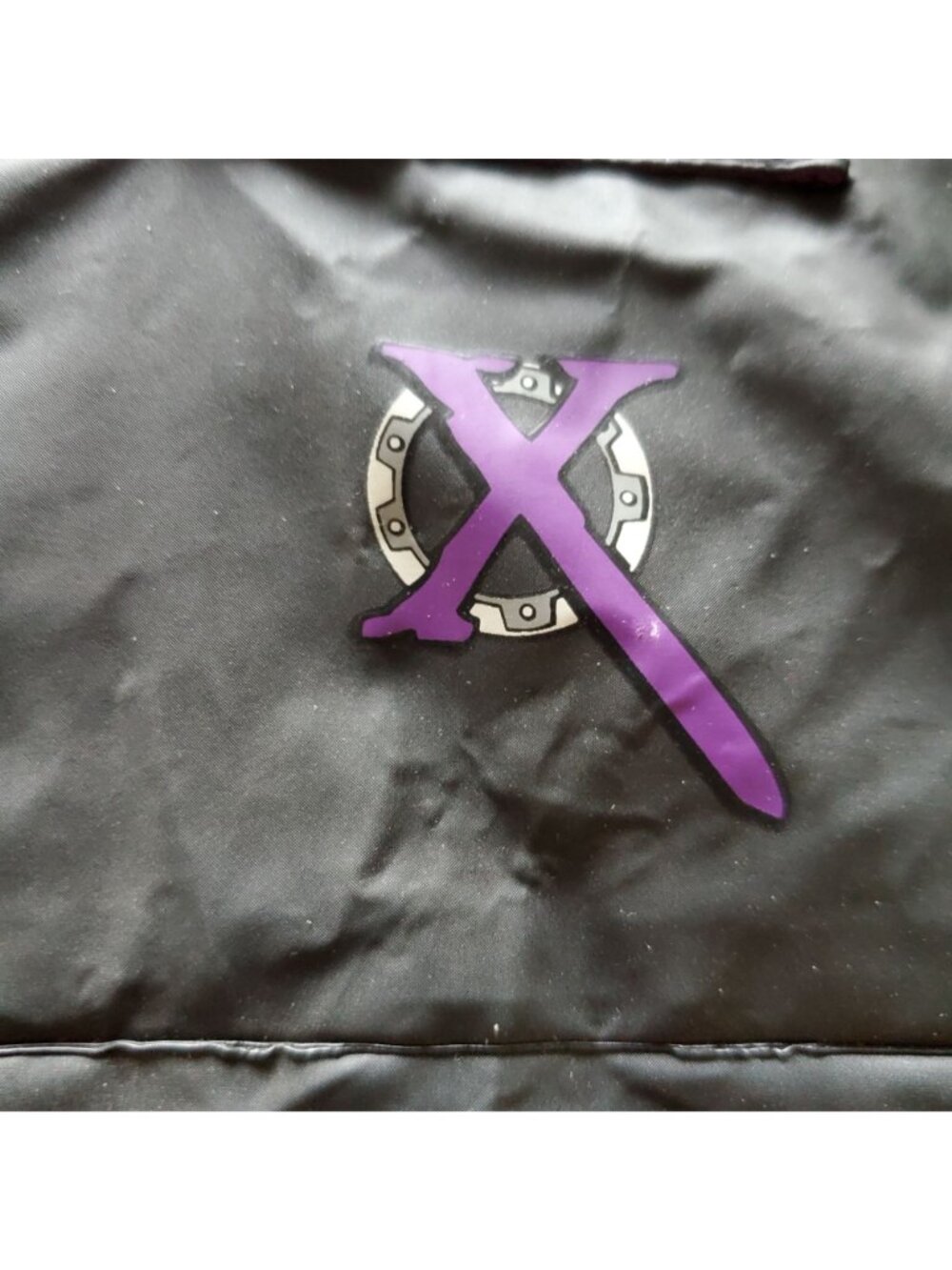 Xena Warrior Princess Pullover Windbreaker Black Purple XXL Parka Rain Coat 90s - Picture 7 of 14